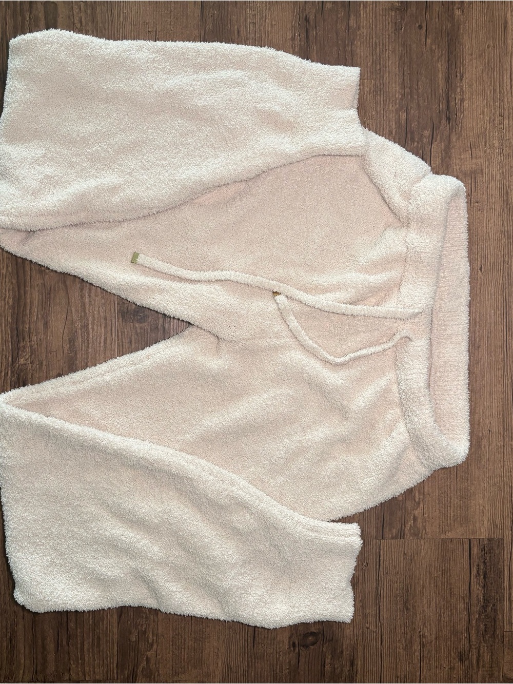 cupcakes & cashmere Plush Sherpa Fabric in Soft Beige